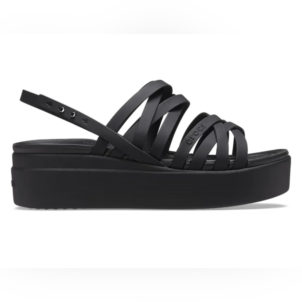 Crocs- Brooklyn Strappy Low Wedge Sandals